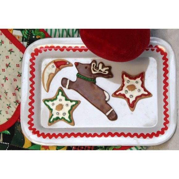 VTG 1992 LE Mrs Claws VIB North American Bear Christmas Cooking Cookie Tray - Picture 7 of 10